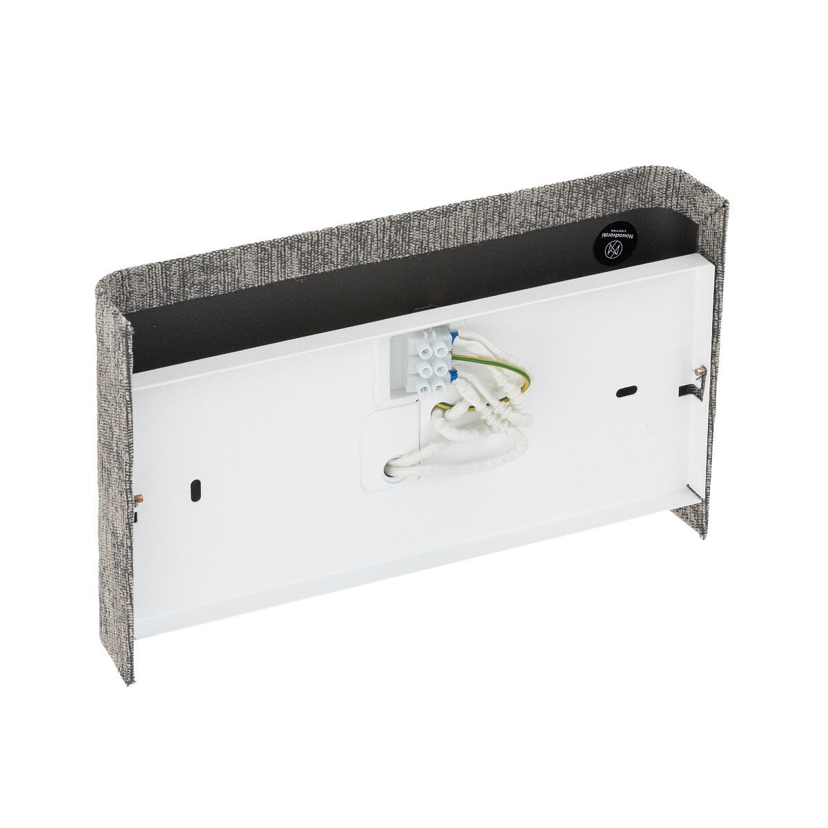 Nowodvorski Kinkiet LAGO B 10W only LED 220-230 50/60 - Tkanina - Szary 11678
