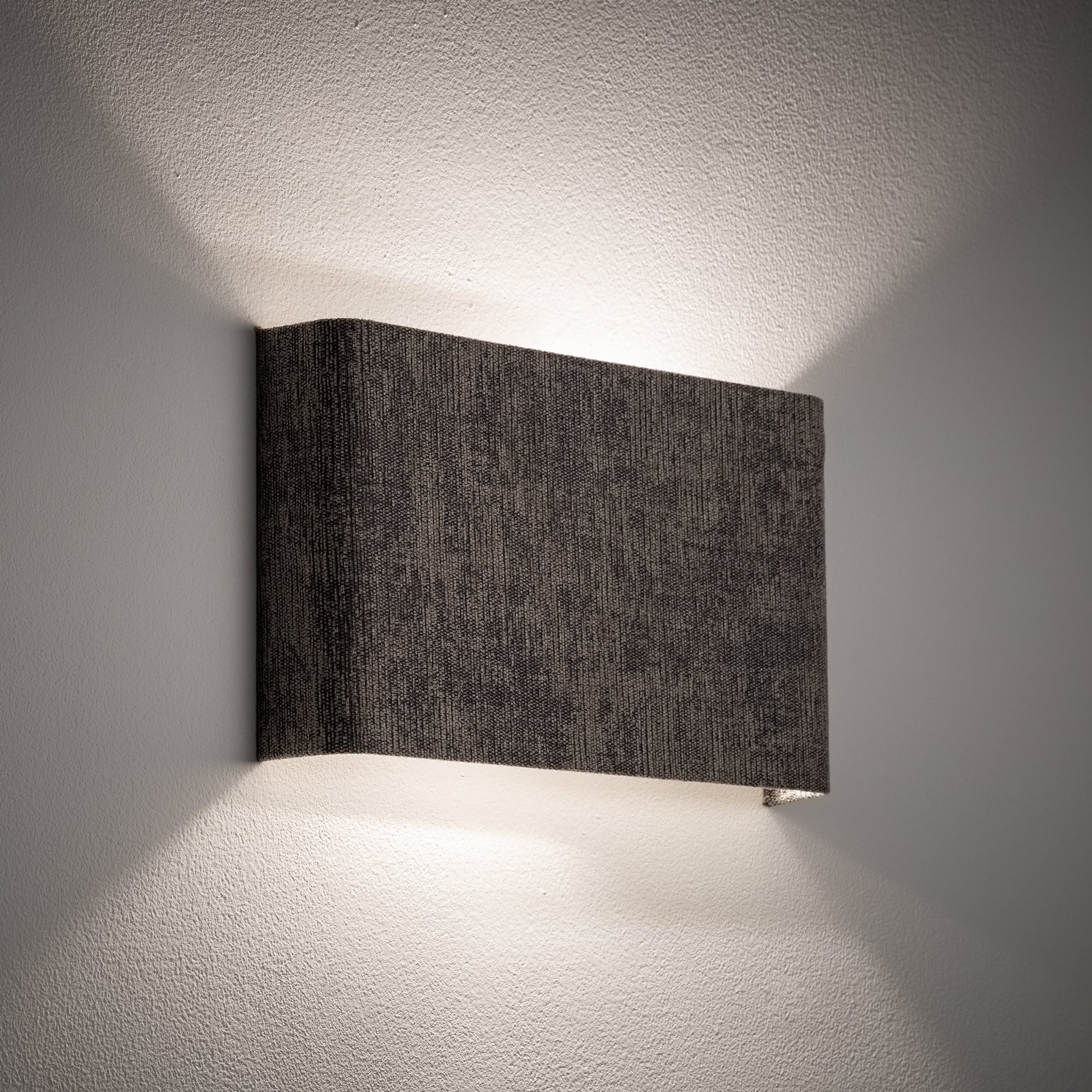 Nowodvorski Kinkiet LAGO B 10W only LED 220-230 50/60 - Tkanina - Szary 11678