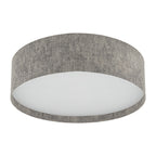 Nowodvorski Plafon LAGO M 15W only LED 220-230 50/60 Hz - Tkanina - Szary 11680