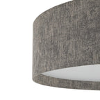 Nowodvorski Plafon LAGO M 15W only LED 220-230 50/60 Hz - Tkanina - Szary 11680