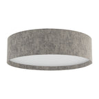 Nowodvorski Plafon LAGO M 15W only LED 220-230 50/60 Hz - Tkanina - Szary 11680