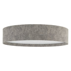 Nowodvorski Plafon LAGO L 15W only LED 220-230 50/60 Hz - Tkanina - Szary 11681