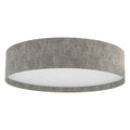 Nowodvorski Plafon LAGO L 15W only LED 220-230 50/60 Hz - Tkanina - Szary 11681