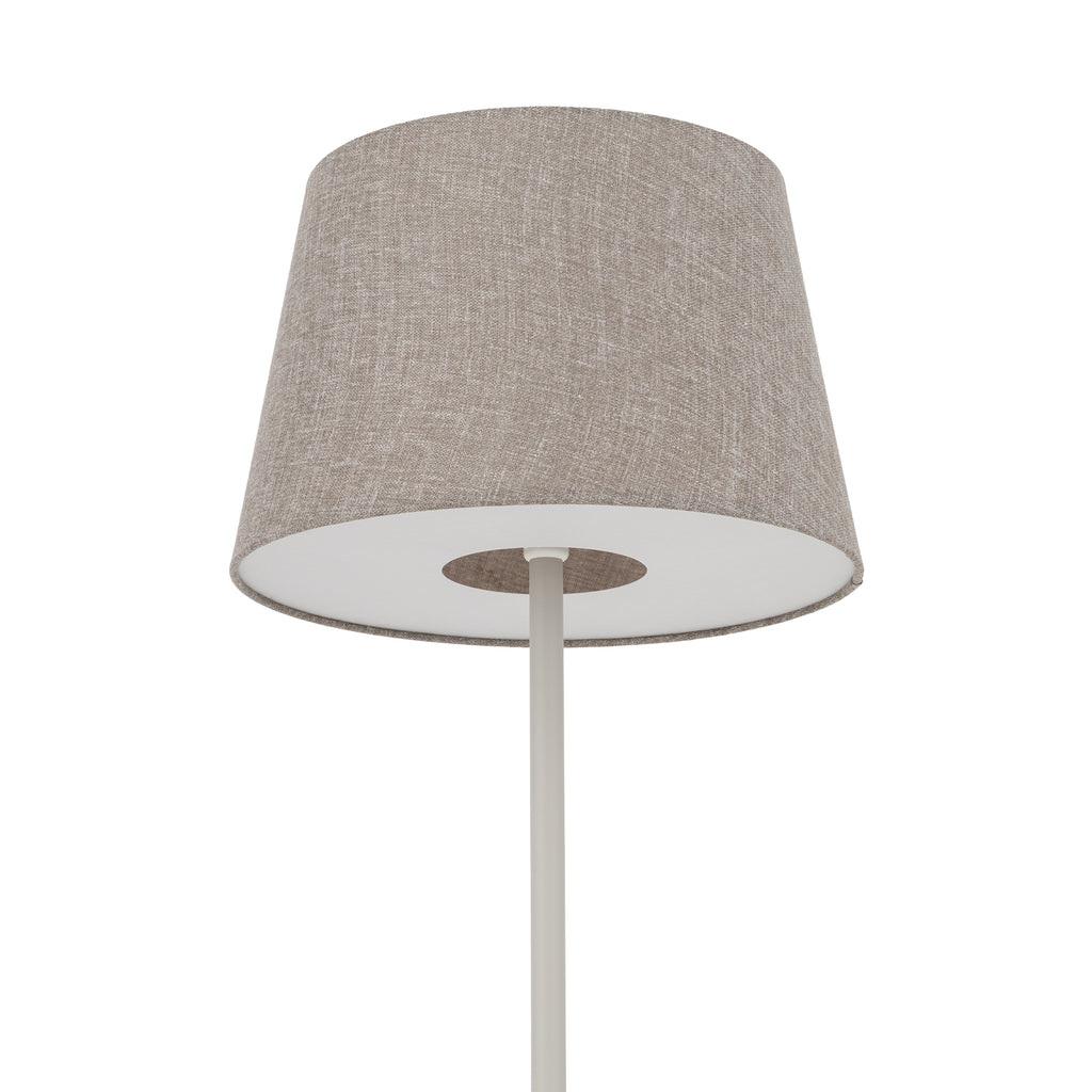 Nowodvorski Lampa podłogowa TUTOIA 25W only LED 220-230 50/60 Hz - Tkanina - Beżowy 11683