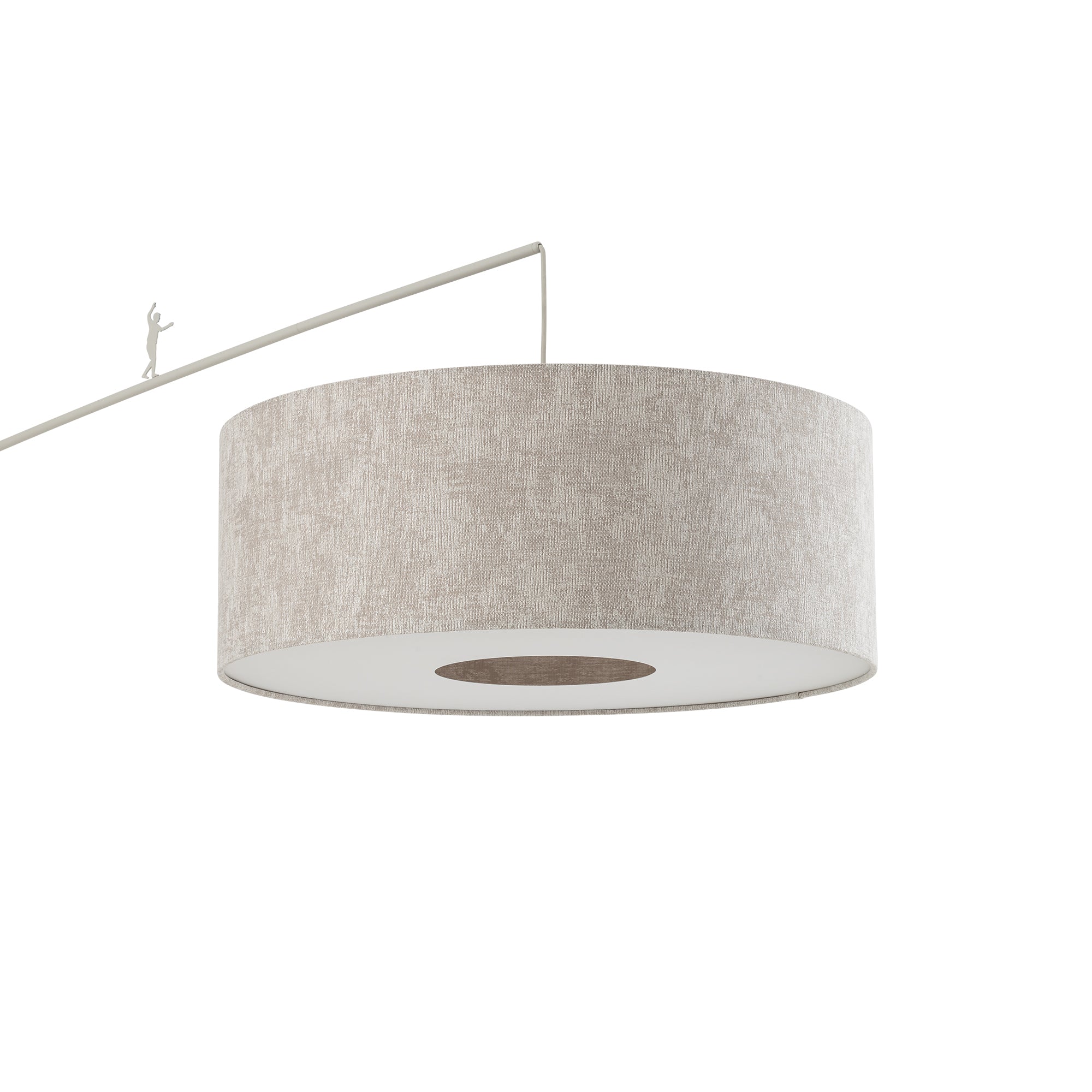 Nowodvorski Lampa podłogowa POISE B 25W only LED 220-230 50/60 Hz - Tkanina - Beżowy 11685