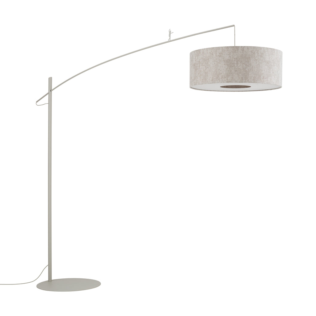 Nowodvorski Lampa podłogowa POISE B 25W only LED 220-230 50/60 Hz - Tkanina - Beżowy 11685
