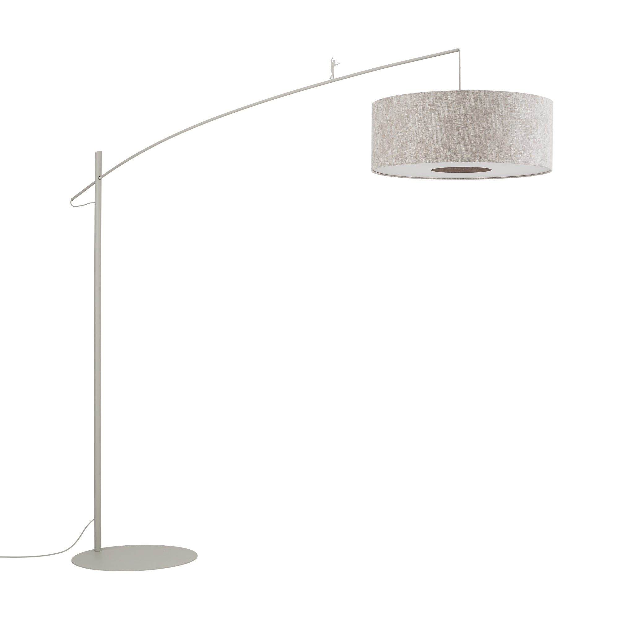 Nowodvorski Lampa podłogowa POISE B 25W only LED 220-230 50/60 Hz - Tkanina - Beżowy 11685