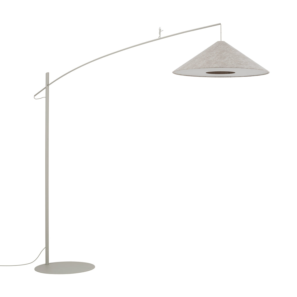 Nowodvorski Lampa podłogowa POISE A 25W only LED 220-230 50/60 Hz - Tkanina - Beżowy 11686