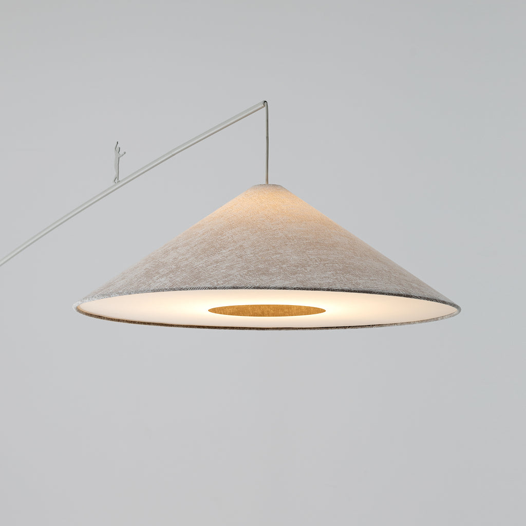 Nowodvorski Lampa podłogowa POISE A 25W only LED 220-230 50/60 Hz - Tkanina - Beżowy 11686