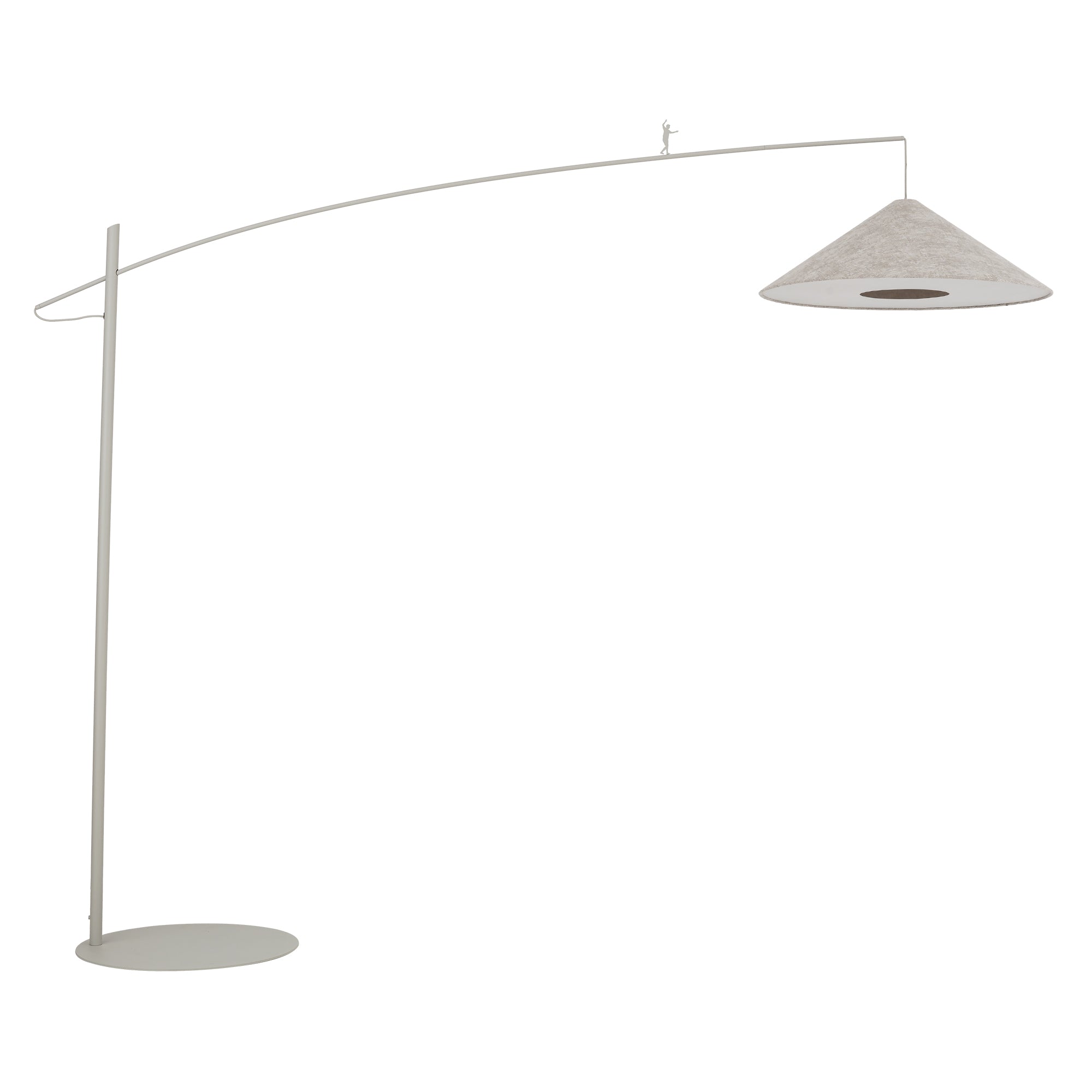 Nowodvorski Lampa podłogowa POISE A 25W only LED 220-230 50/60 Hz - Tkanina - Beżowy 11686