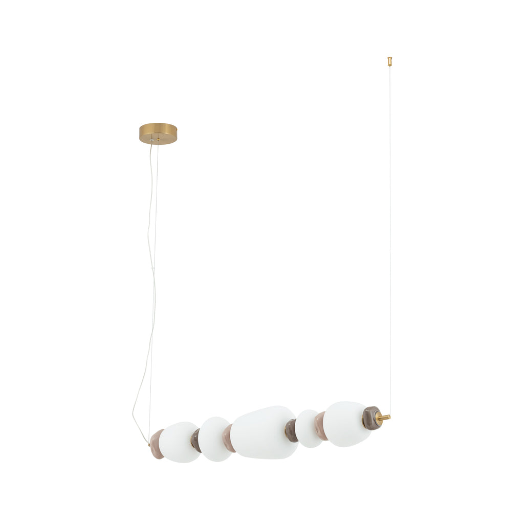 Nowodvorski Lampa wisząca CERAMIC LED 26W 220-230 50/60 - Szkło - Szary 11699