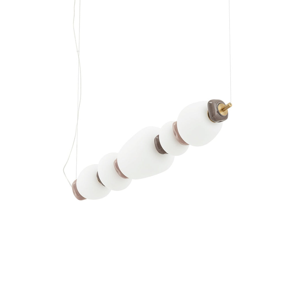 Nowodvorski Lampa wisząca CERAMIC LED 26W 220-230 50/60 - Szkło - Szary 11699