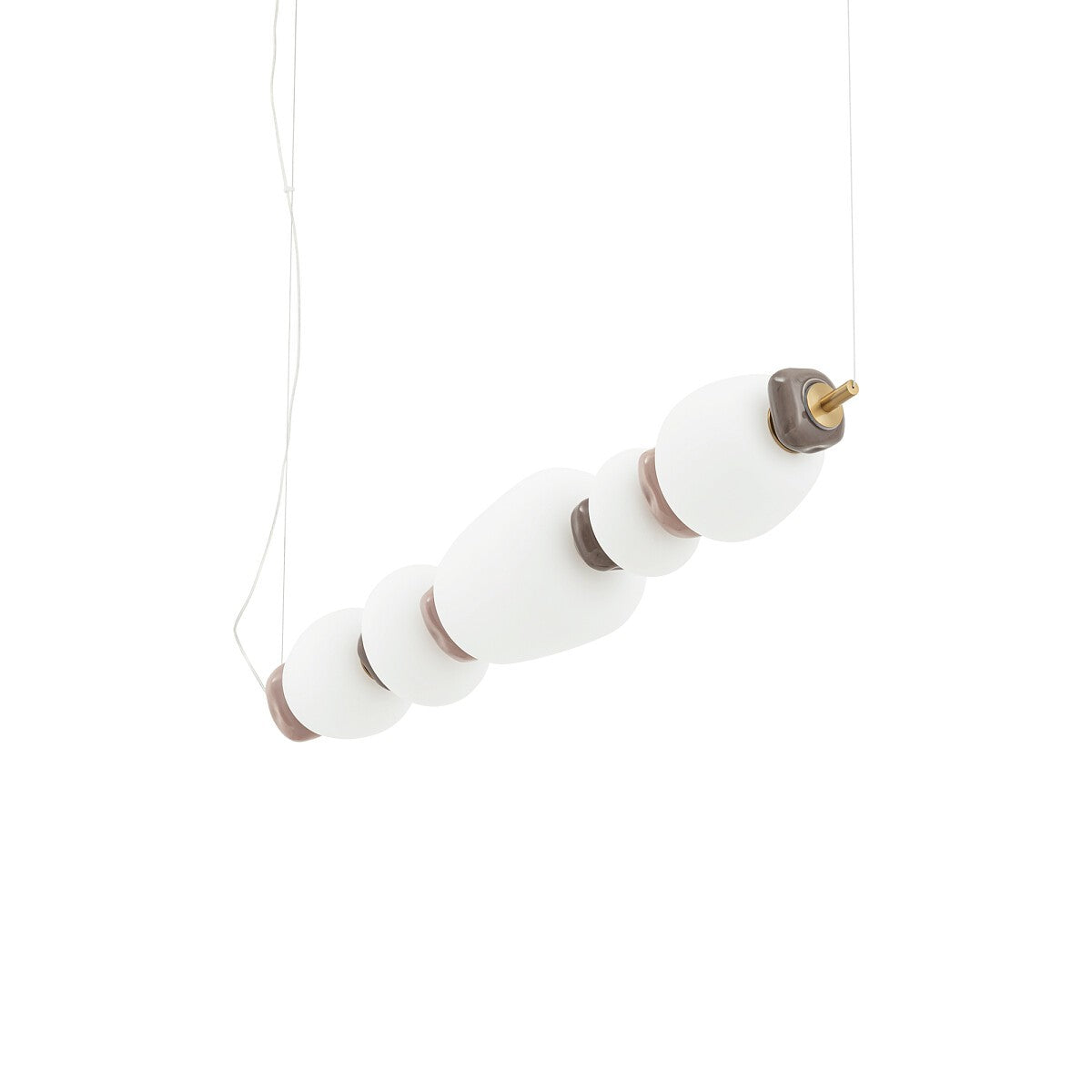 Nowodvorski Lampa wisząca CERAMIC LED 26W 220-230 50/60 - Szkło - Szary 11699