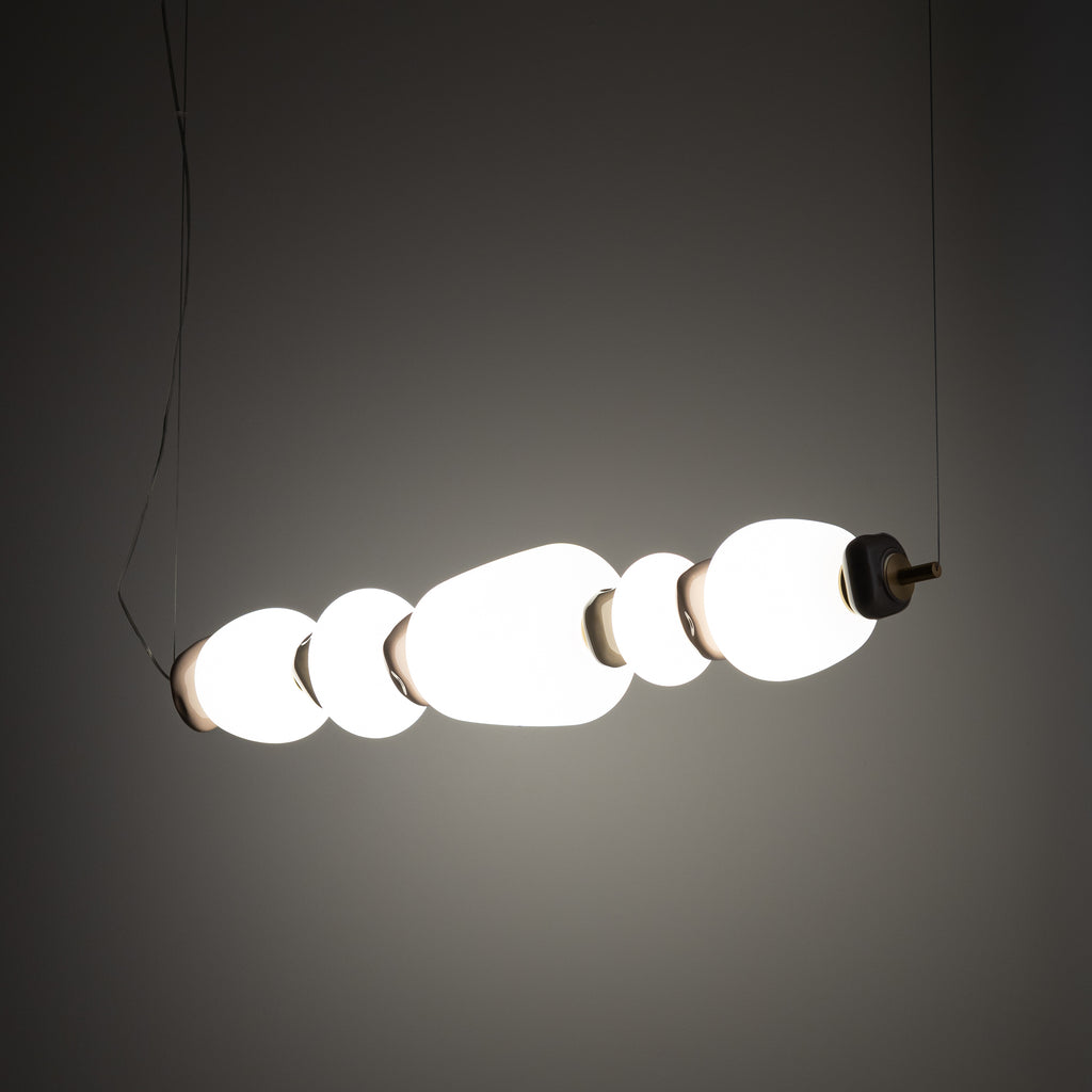 Nowodvorski Lampa wisząca CERAMIC LED 26W 220-230 50/60 - Szkło - Szary 11699