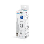 5.5W CF37 Żarówka LED / Klosz - płomień / Chip SAMSUNG / Barwa:3000K / Trzonek:E14