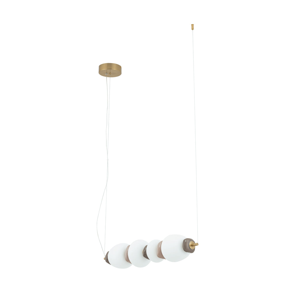 Nowodvorski Lampa wisząca CERAMIC LED 22W 220-230 50/60 - Szkło - Szary 11700
