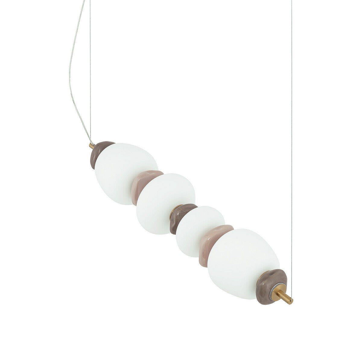 Nowodvorski Lampa wisząca CERAMIC LED 22W 220-230 50/60 - Szkło - Szary 11700