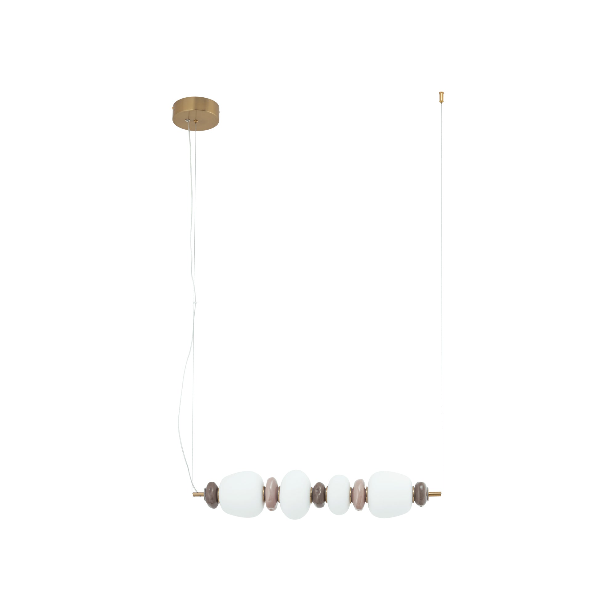 Nowodvorski Lampa wisząca CERAMIC LED 22W 220-230 50/60 - Szkło - Szary 11700