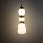 Nowodvorski Lampa wisząca CERAMIC LED 19W 220-230 50/60 - Szkło - Szary 11701