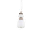 Nowodvorski Lampa wisząca CERAMIC LED 12W 220-230 50/60 - Szkło - Szary 11702