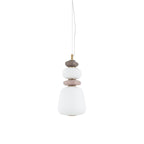Nowodvorski Lampa wisząca CERAMIC LED 12W 220-230 50/60 - Szkło - Szary 11702