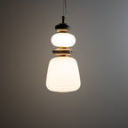Nowodvorski Lampa wisząca CERAMIC LED 12W 220-230 50/60 - Szkło - Szary 11702