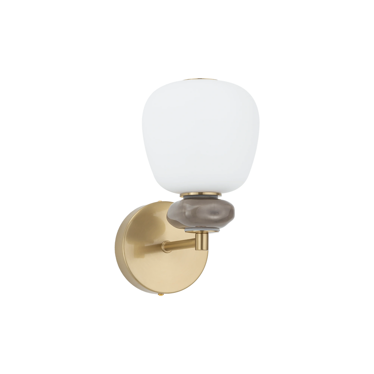 Nowodvorski Kinkiet CERAMIC LED 8W 220-230 50/60 - Szkło - Brąz 11703