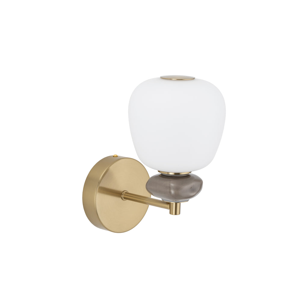 Nowodvorski Kinkiet CERAMIC LED 8W 220-230 50/60 - Szkło - Brąz 11703