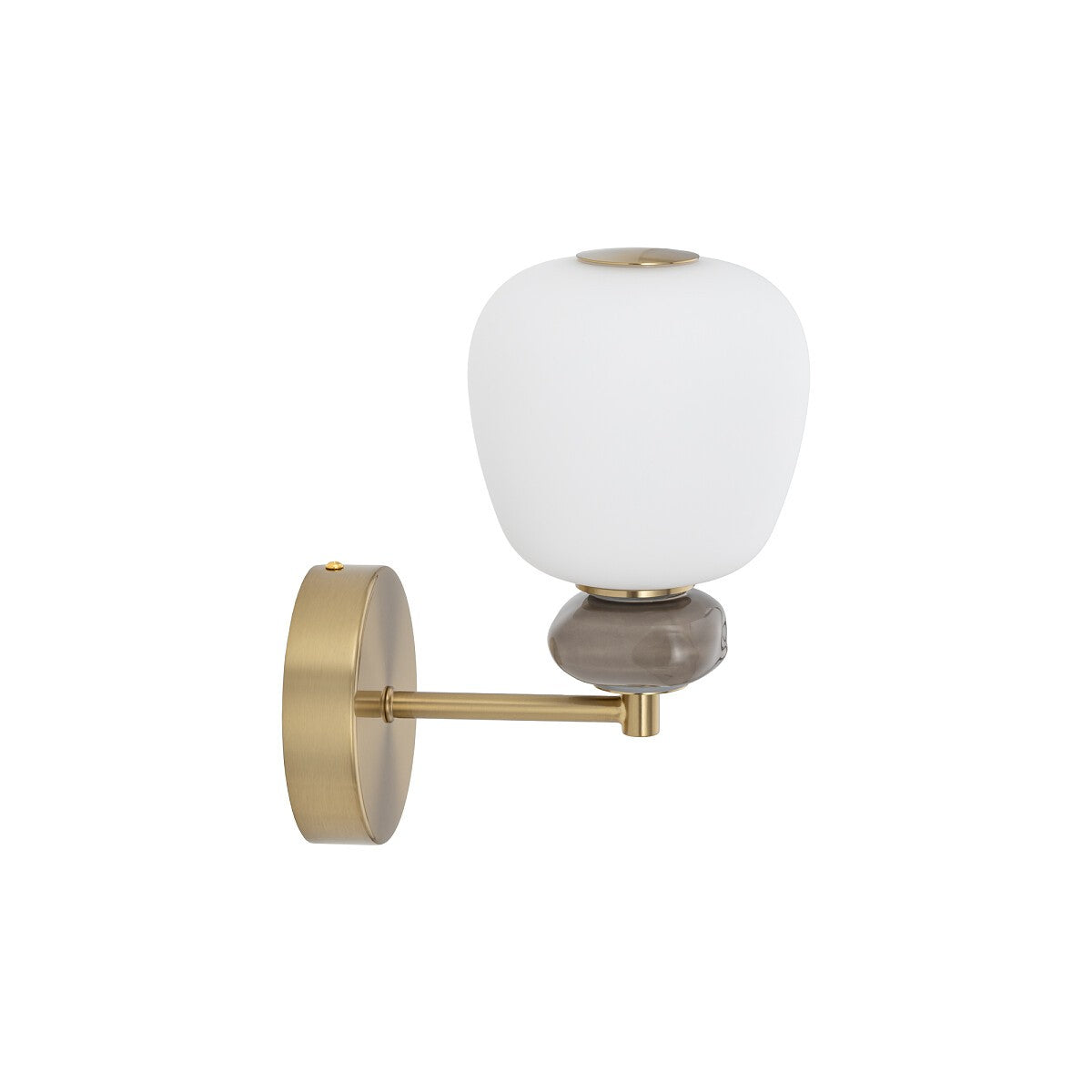 Nowodvorski Kinkiet CERAMIC LED 8W 220-230 50/60 - Szkło - Brąz 11703
