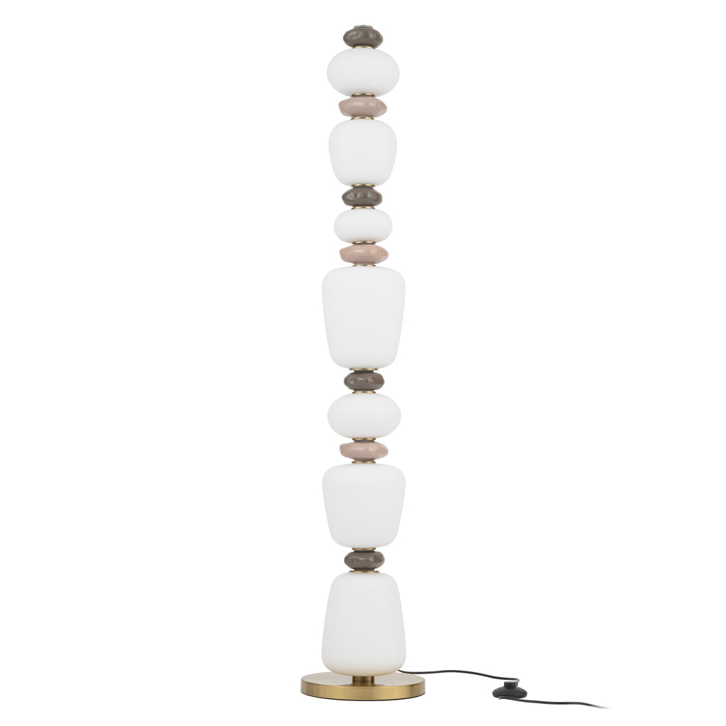 Nowodvorski Lampa podłogowa CERAMIC LED 34W 220-230 50/60 - Szkło - Szary 11704