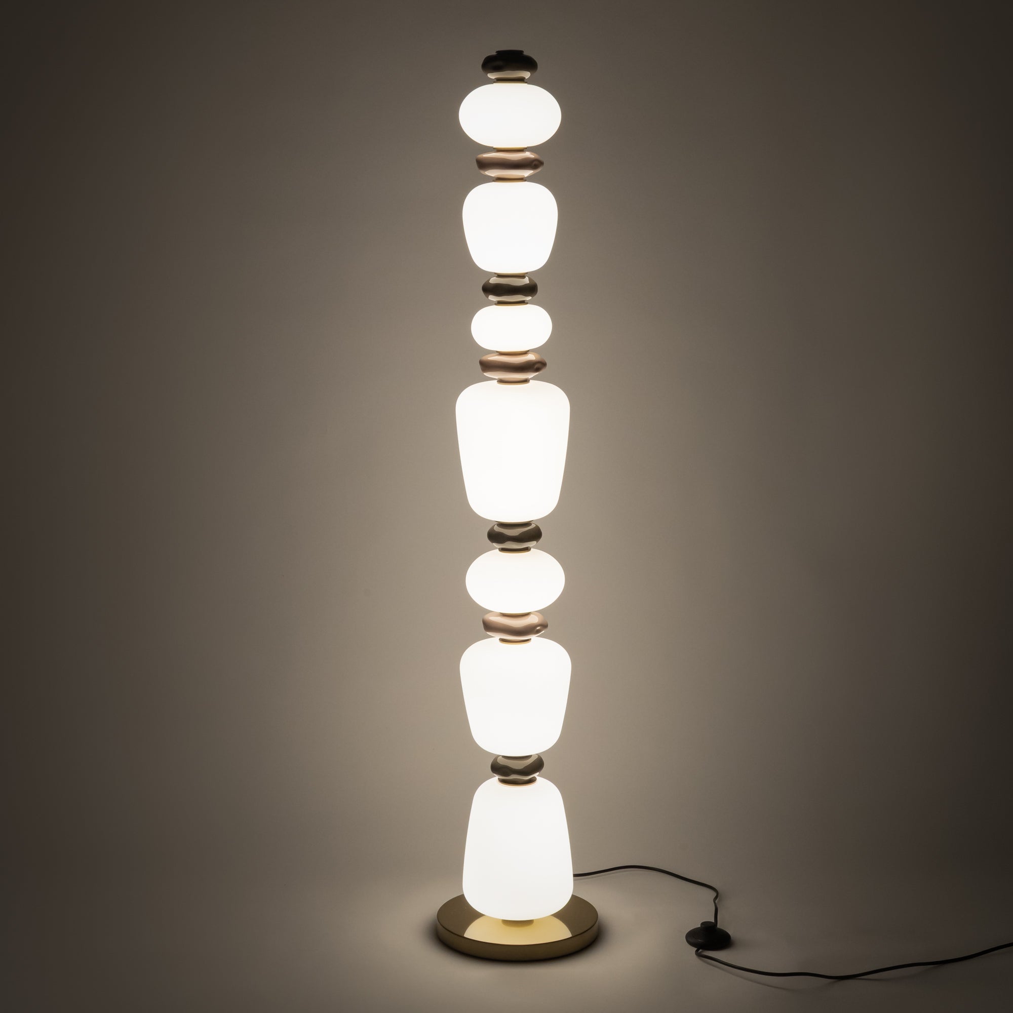Nowodvorski Lampa podłogowa CERAMIC LED 34W 220-230 50/60 - Szkło - Szary 11704