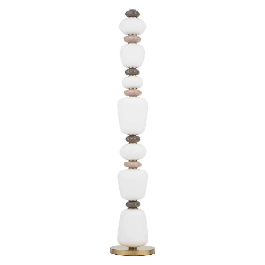Nowodvorski Lampa podłogowa CERAMIC LED 34W 220-230 50/60 - Szkło - Szary 11704