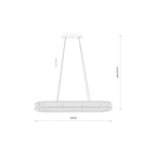 Nowodvorski Żyrandol LUXORA LED 40W 220-230 50/60 - Kryształ - Transparentny 11707