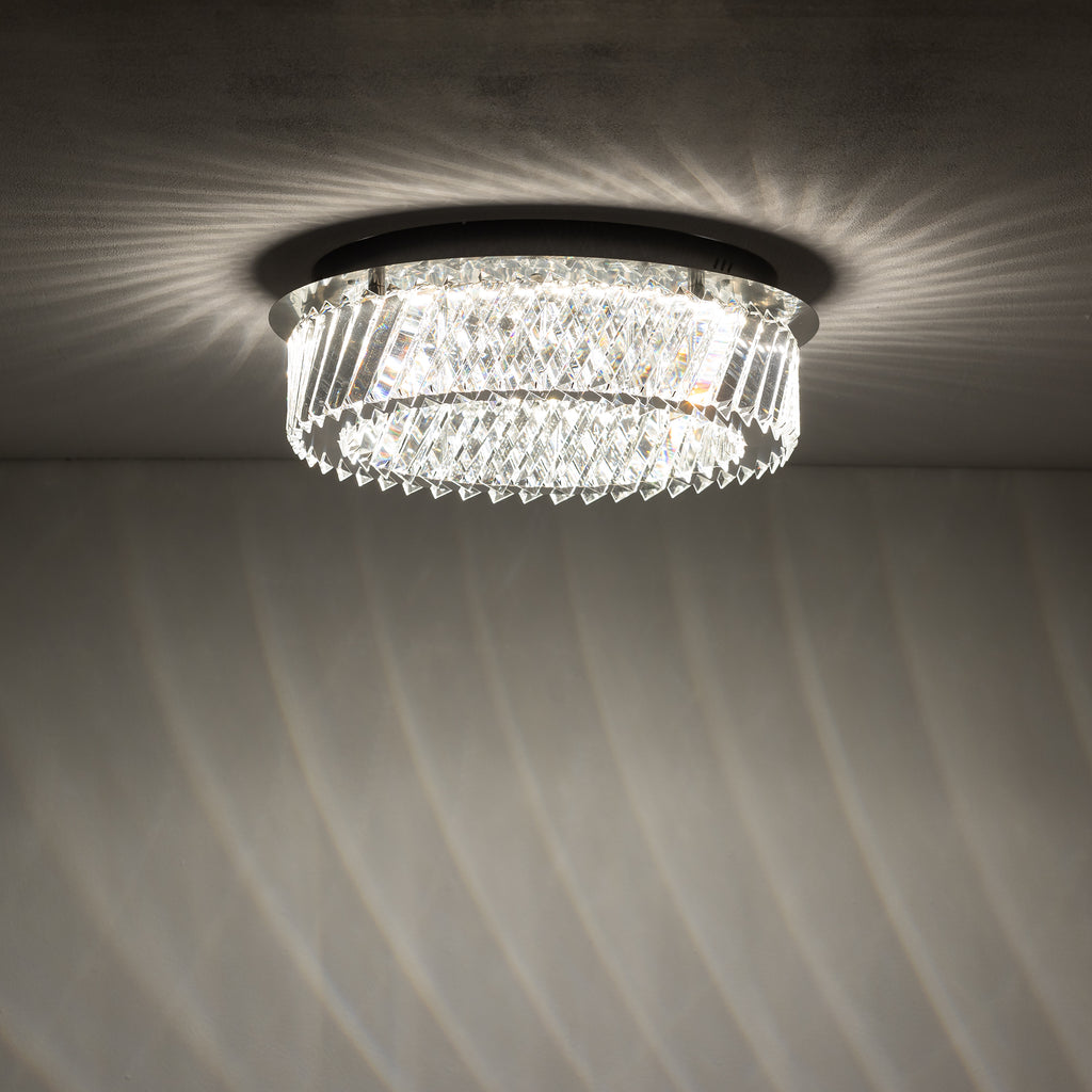 Nowodvorski Lampa przysufitowa LUXORA LED 20W 220-230 50/60 - Kryształ - Transparentny 11708
