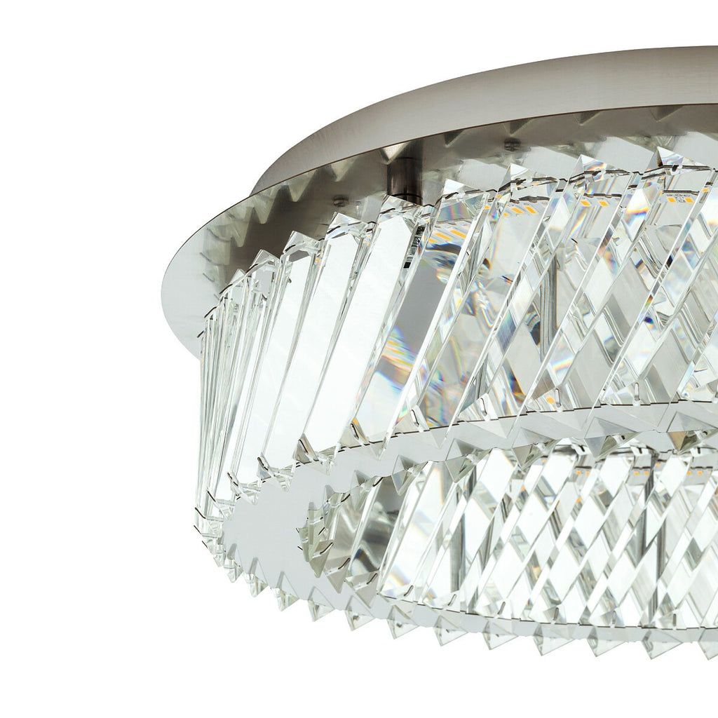 Nowodvorski Lampa przysufitowa LUXORA LED 20W 220-230 50/60 - Kryształ - Transparentny 11708