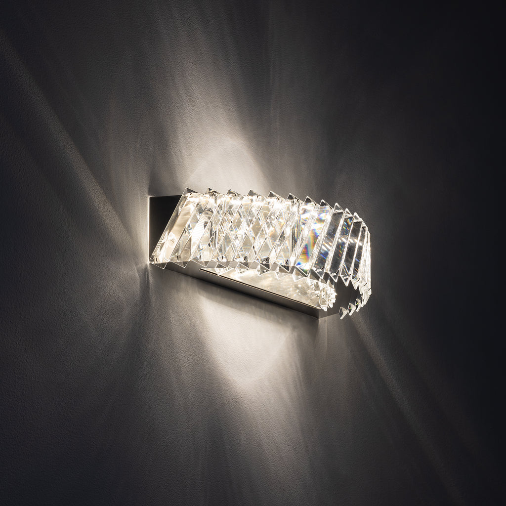 Nowodvorski Kinkiet LUXORA LED 15W 50/60 ~220-230 - Kryształ - Transparentny 11710