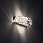 Nowodvorski Kinkiet LUXORA LED 15W 50/60 ~220-230 - Kryształ - Transparentny 11710