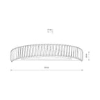 Nowodvorski Kinkiet LUXORA LED 20W 220-230 50/60 - Kryształ - Transparentny 11711