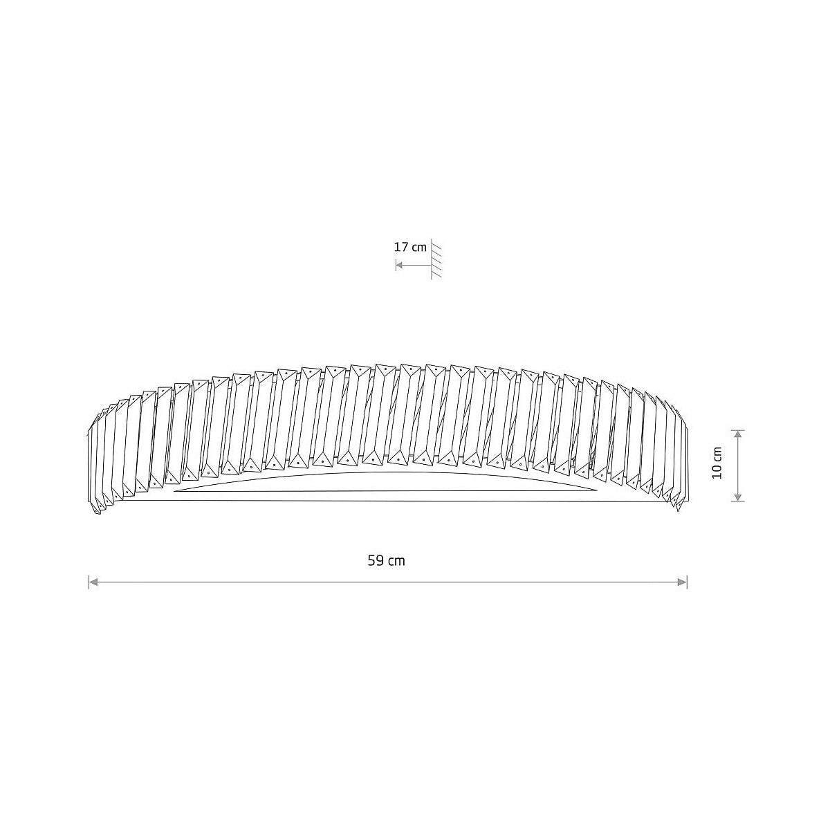 Nowodvorski Kinkiet LUXORA LED 20W 220-230 50/60 - Kryształ - Transparentny 11711