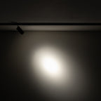 Nowodvorski System szynowy NANO - LVM SPOT ZOOM LED 2W 2W 24 - Aluminium lakierowane - Czarny 11713