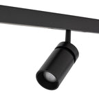 Nowodvorski System szynowy NANO - LVM SPOT ZOOM LED 5W 5W 24 - Aluminium lakierowane - Czarny 11714