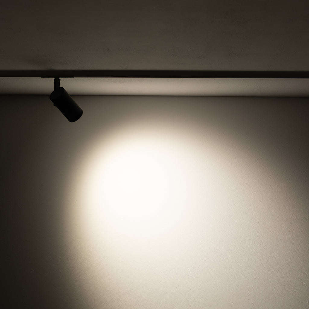 Nowodvorski System szynowy NANO - LVM SPOT ZOOM LED 15W 15W 24 - Aluminium lakierowane - Czarny 11716