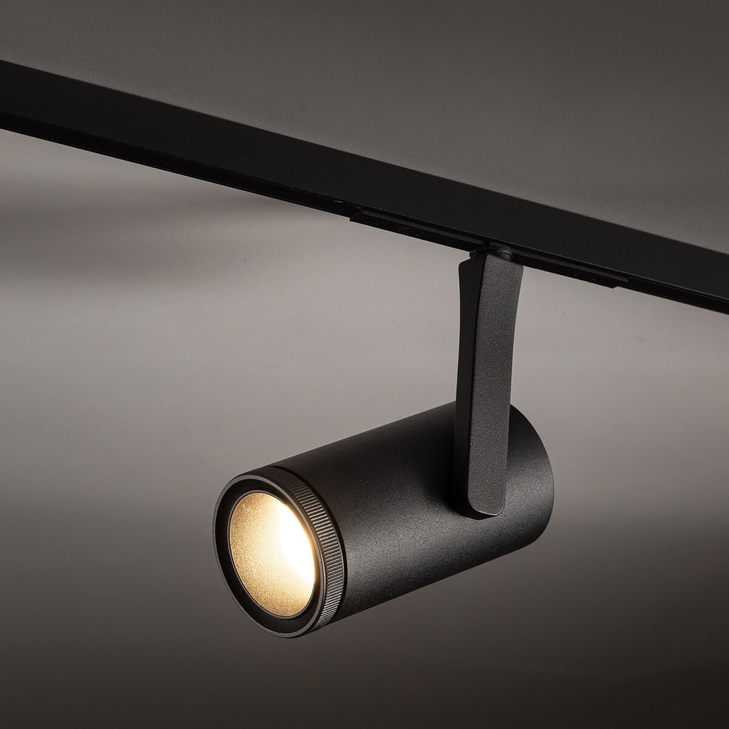 Nowodvorski System szynowy NANO - LVM SPOT ZOOM LED 15W 15W 24 - Aluminium lakierowane - Czarny 11716