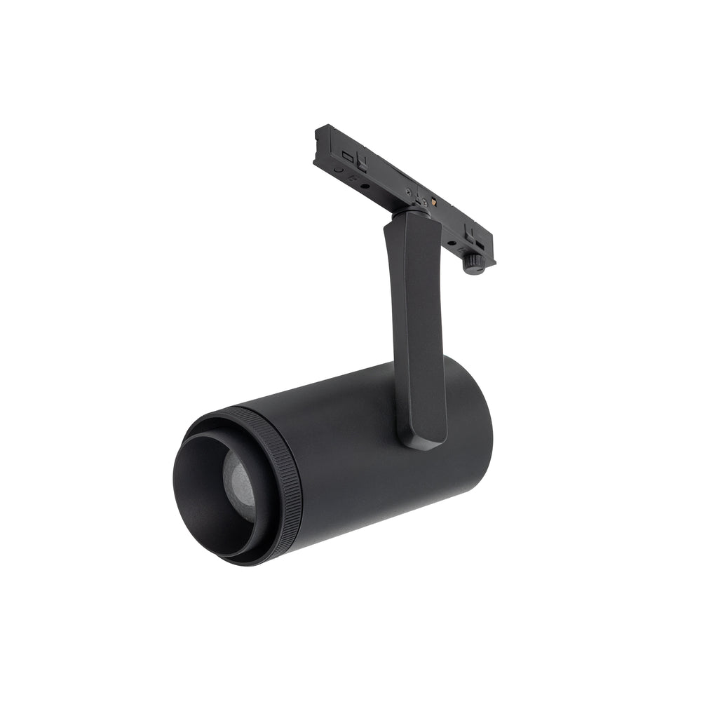 Nowodvorski System szynowy NANO - LVM SPOT ZOOM LED 15W 15W 24 - Aluminium lakierowane - Czarny 11716