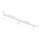 Nowodvorski System szynowy NANO - LVM LINE OUT LED 20W 20W 24 - Aluminium lakierowane - Czarny 11721
