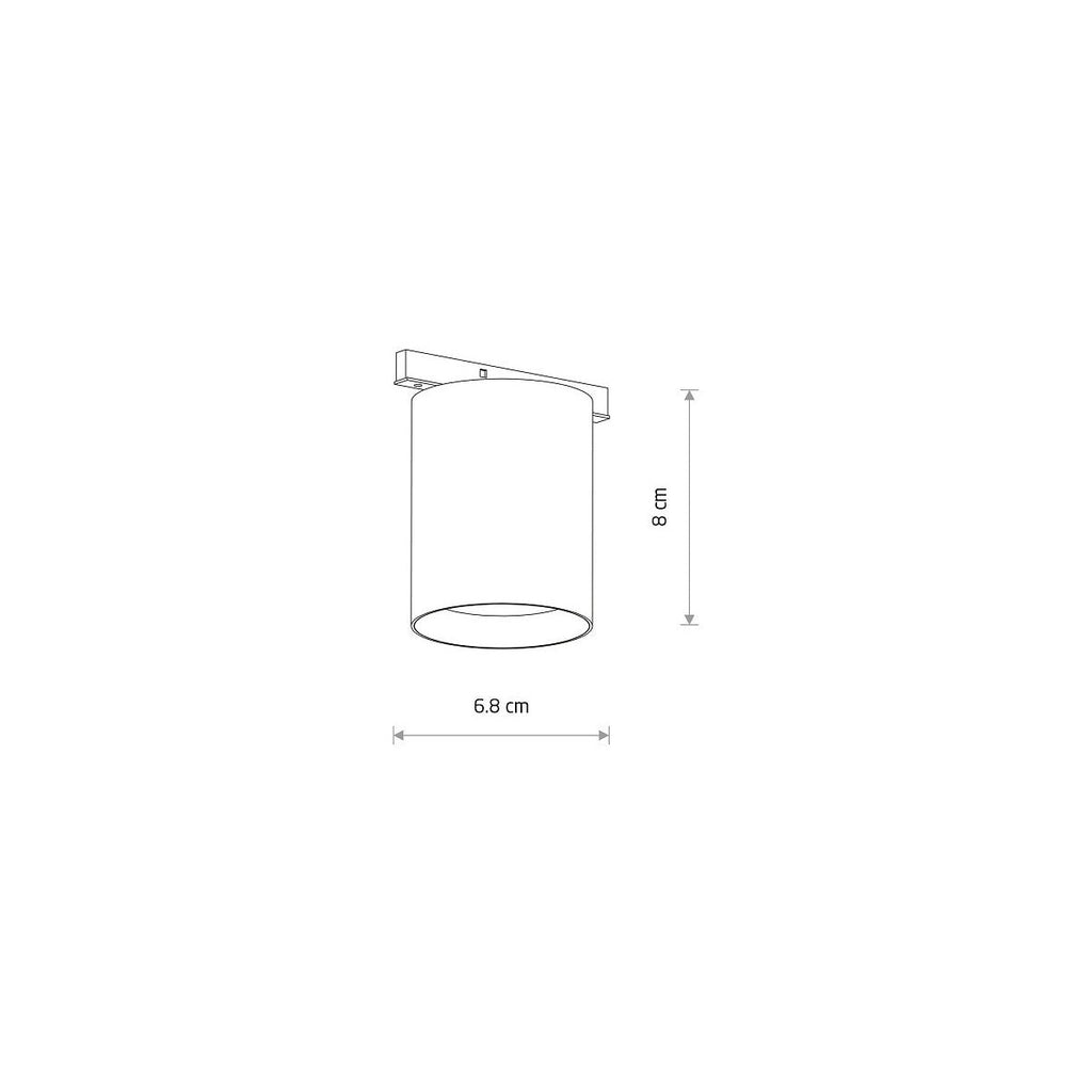 Nowodvorski System szynowy NANO - LVM MUG LED 7W 7W 24 - Aluminium lakierowane - Czarny 11722