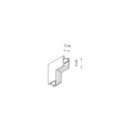 Nowodvorski System szynowy NANO - LVM INSIDE CORNER - Aluminium - Czarny 11728