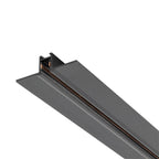 Nowodvorski System szynowy NANO - LVM RECESSED TRACK 2M - Aluminium - Czarny 11731