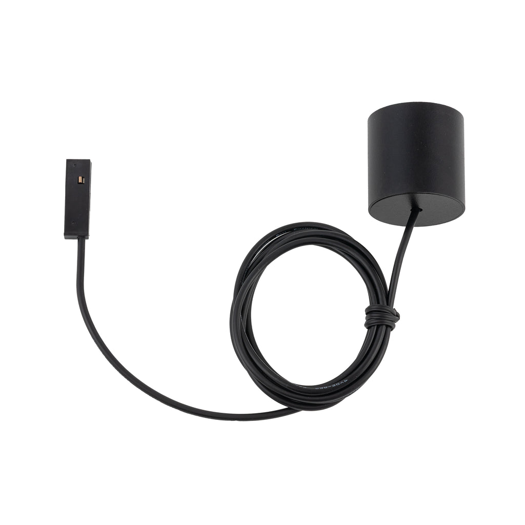 Nowodvorski System szynowy NANO - LVM OUTSIDE POWER SUPPLY CONDUCTIVE MODULE FOR SUSPENSION TRACK 6A 24 - Stal lakierowana - Czarny 11740