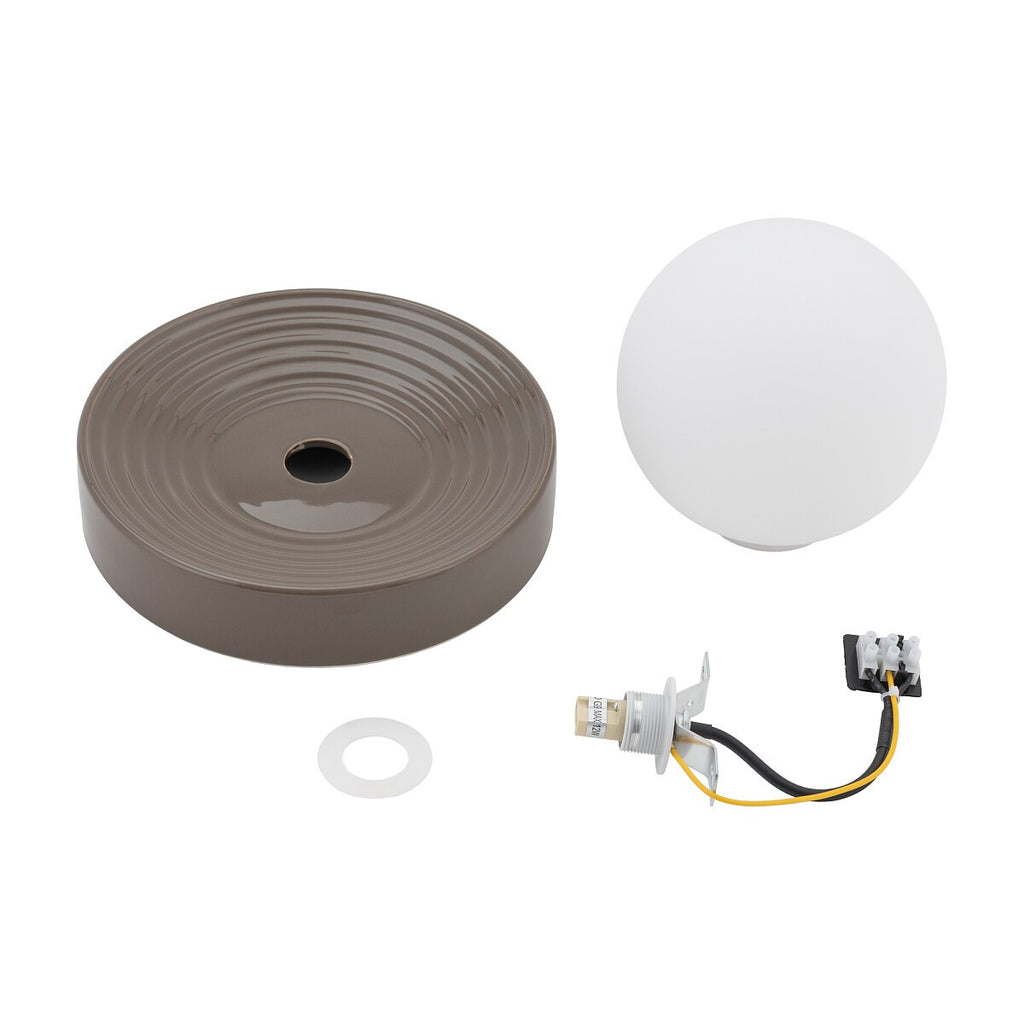 Nowodvorski Kinkiet CLAY M 12W only LED 220-230 50/60 - Ceramika - Brąz 11747